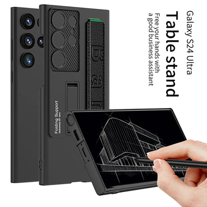Samsung S25/S24 Ultra Matte Case – Skin-Friendly with Wrist Strap | PhonelyHub