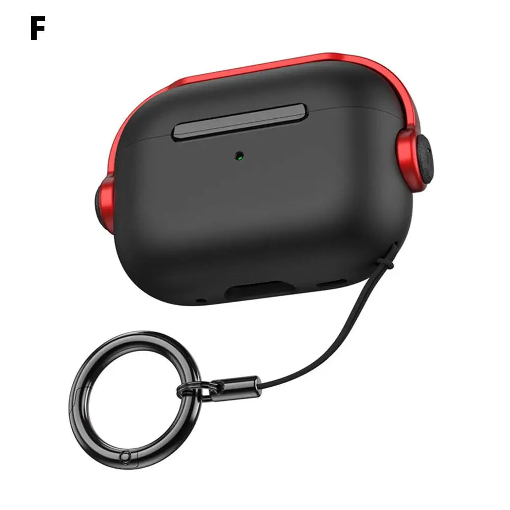 Earphone Protective Case For AirPods 4 Earbuds Case Skin Cover with Lanyard and Phone Stand for Apple AirPods 4 Accessories