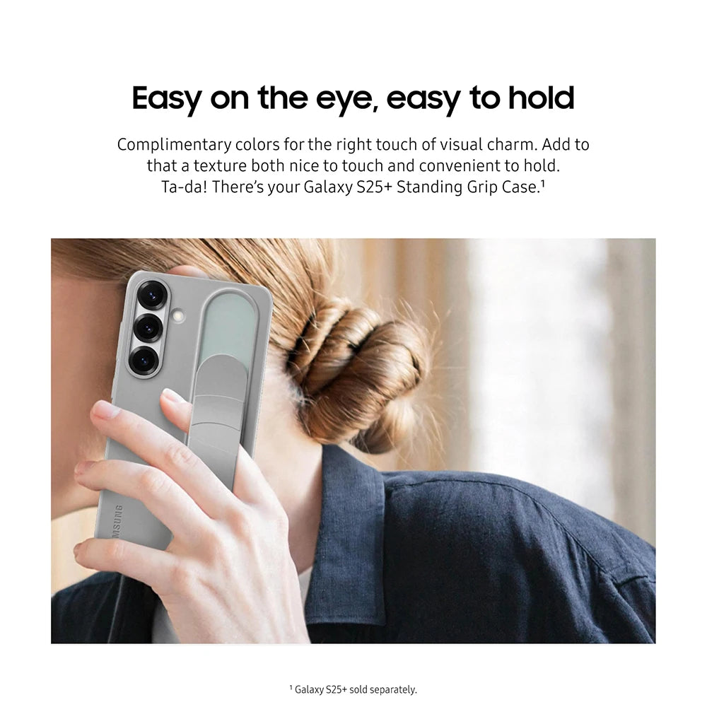 Original Samsung S25/S25+ Standing Grip Case – Genuine OEM | PhonelyHub