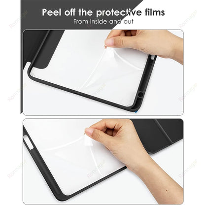 Smart Case for iPad Air 11 inch M2 M3 2025 2024 A16 11th Air 5th 4th Gen Pro11 13 M4 M2 Air 13 M2 M3 iPad 10th 9th 8 7 10.2 10.5