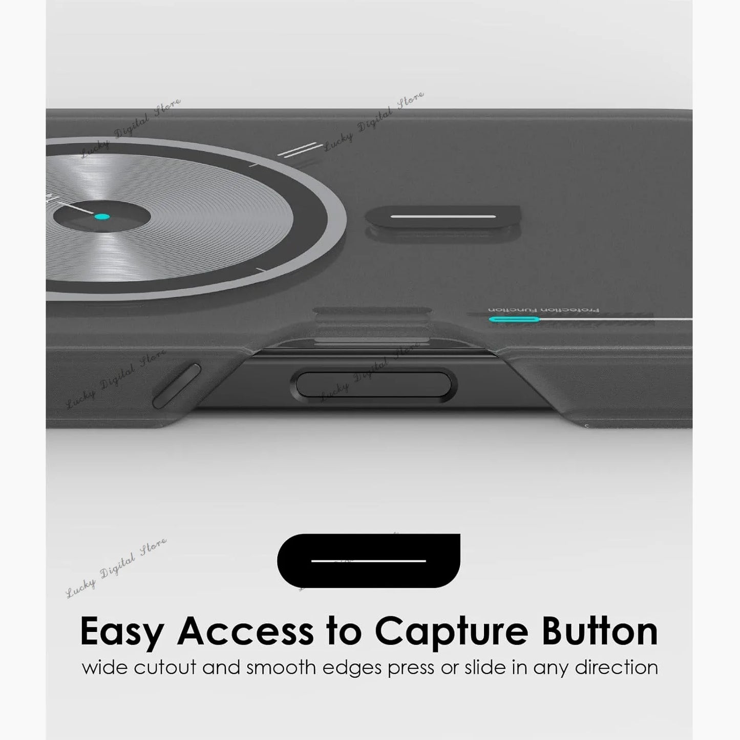 Semi-Translucent TPU MagSafe Case for iPhone 16 Pro | PhonelyHub