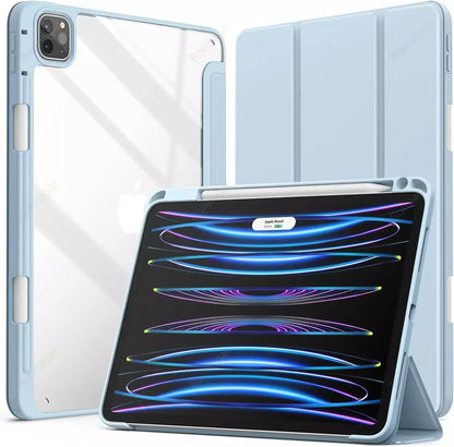 Smart Case for iPad Air 11 inch M2 M3 2025 2024 A16 11th Air 5th 4th Gen Pro11 13 M4 M2 Air 13 M2 M3 iPad 10th 9th 8 7 10.2 10.5