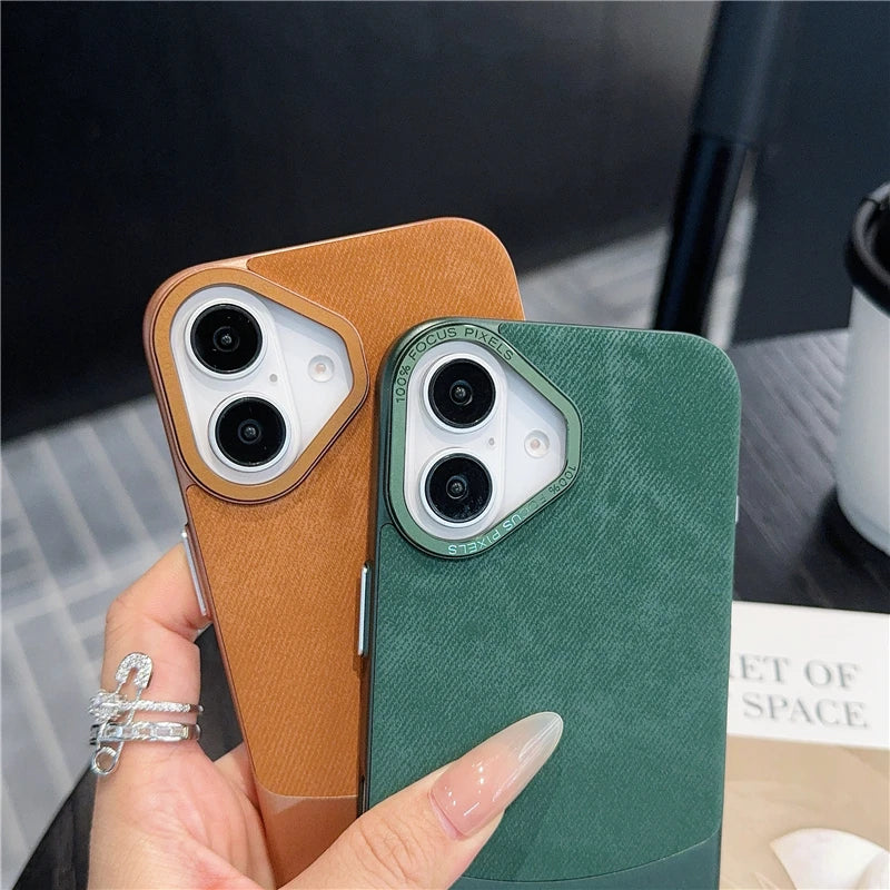 Matte Back Cover with Metal Lens Guard for iPhone 16/15 | PhonelyHub