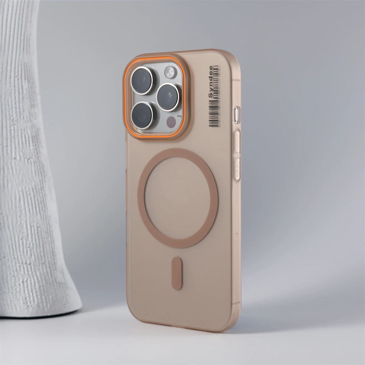 Luxury Solid Color Matte Magnetic Wireless Charge Case For Magsafe For iPhone 15 14 13 12 16 Pro Max Slim Lable Pattern Cover
