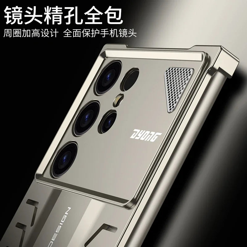 Samsung Galaxy S25Ultra Aluminum Alloy Heat Dissipation Metal Case For Samsung Galaxy S24Ultra Sports car shape Metal PhoneCover