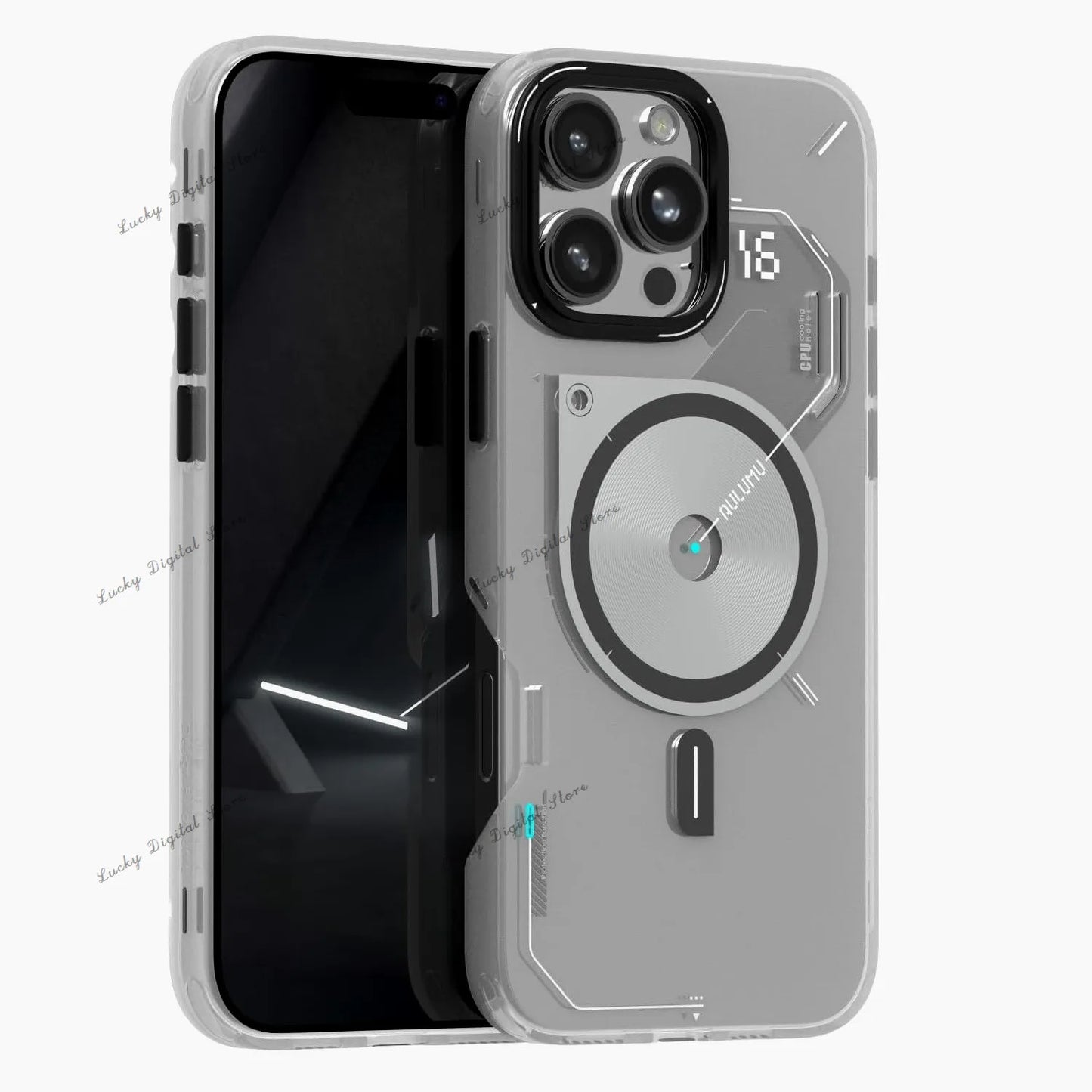 Semi-Translucent TPU MagSafe Case for iPhone 16 Pro | PhonelyHub
