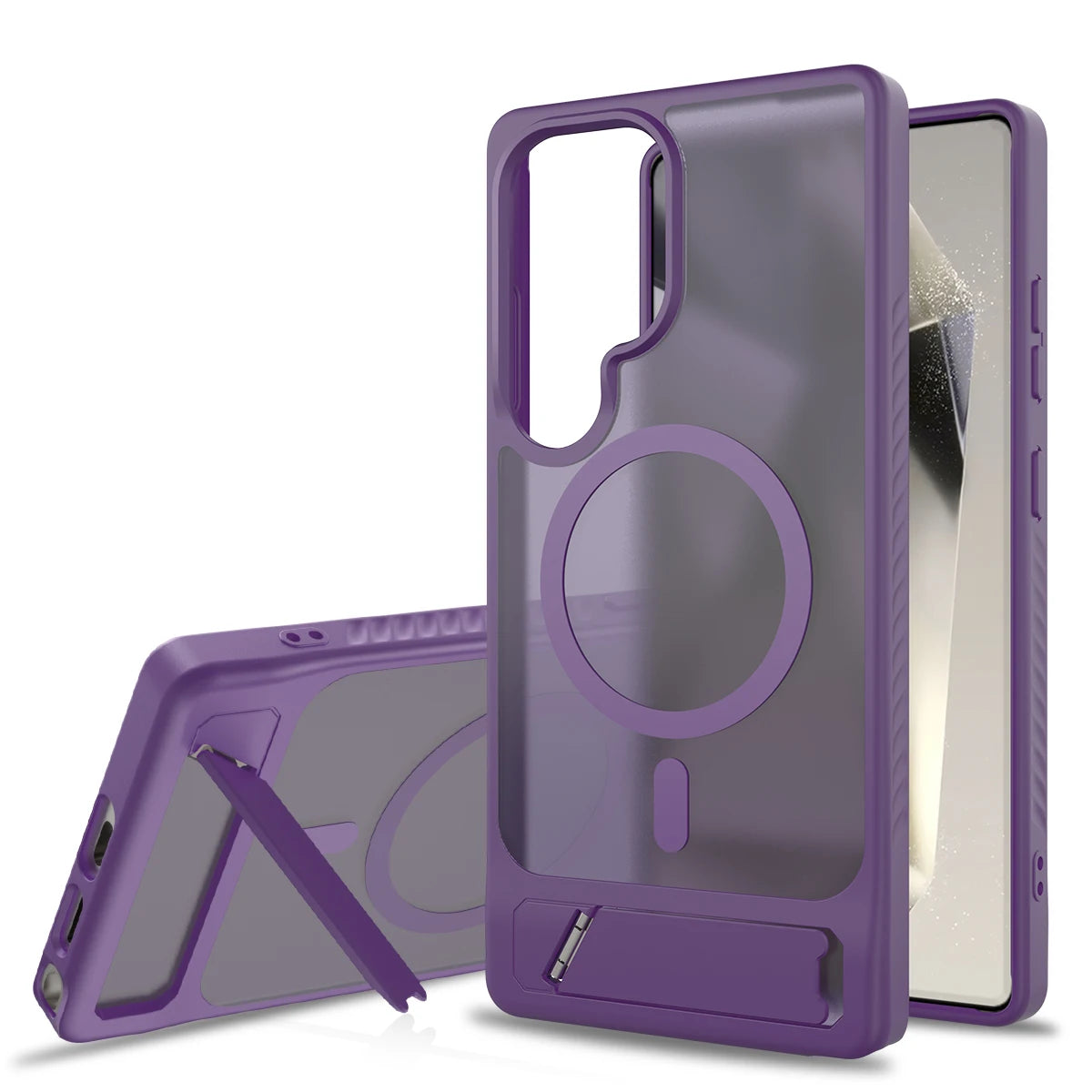 Shockproof MagSafe Stand Case for Samsung S25 Ultra | PhonelyHub
