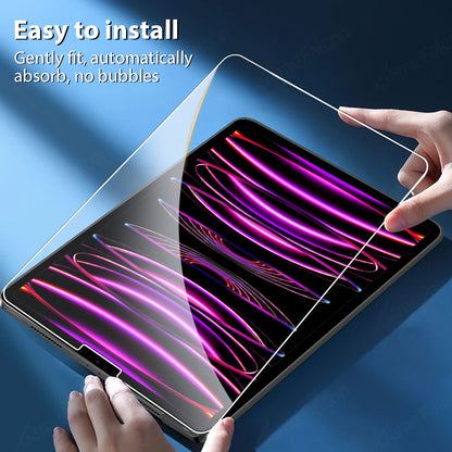 Tempered Glass For iPad Pro 12.9 12 9 11 10th 9th Generation Screen Protector For ipad Air 4 5 Mini 6 6th 7th 8th Gen 10.2 Film