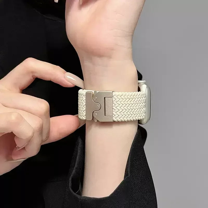 Parachute Straps for Apple watch 10 Band 46mm 42mm 45mm Ultra 49mm 44mm 41mm Braided bracelet correa iWatch Series 9 8 SE 5 6 7