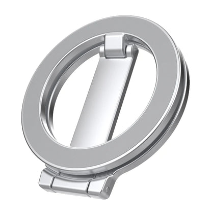 Foldable Double-Sided Magnetic Phone Ring Holder for MagSafe Kickstand Magnet Grip for iPhone 16 15 14 13 12 Stand For Samsung