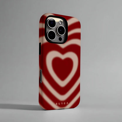 Sweet Romance Phone Case for iPhone 16 15 14 13 12 11 X XS XR XSMAX 7 8 Pro Max Plus Luxury BURGA Double-layer Back Cover