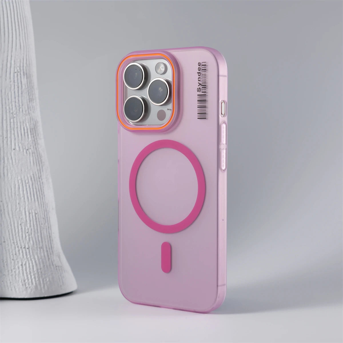 Luxury Solid Color Matte Magnetic Wireless Charge Case For Magsafe For iPhone 15 14 13 12 16 Pro Max Slim Lable Pattern Cover
