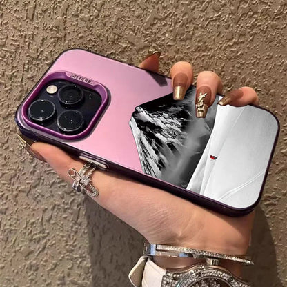 Black Mountain Phone Case For iPhone 16 15 14 13 12 11 Pro Max XS X XR 7 8 Plus SE 2022 Full Protection Shockproof Bumper Cover