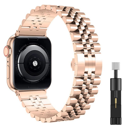 Stainless Steel Strap for Apple Watch Band 45mm 41mm Ultra 49mm 44mm 40mm 46mm 42mm 38mm Metal band iWatch Series 10 9 8 7 SE 6