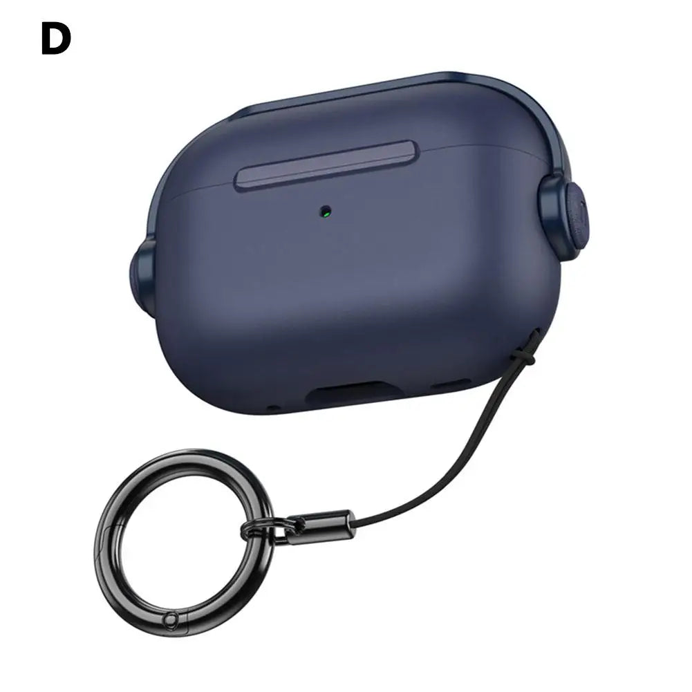 Earphone Protective Case For AirPods 4 Earbuds Case Skin Cover with Lanyard and Phone Stand for Apple AirPods 4 Accessories