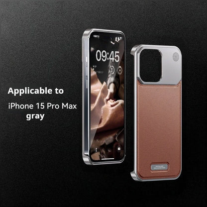 Luxury Leather Magnetic Case for iPhone 16/15 Pro Max | PhonelyHub