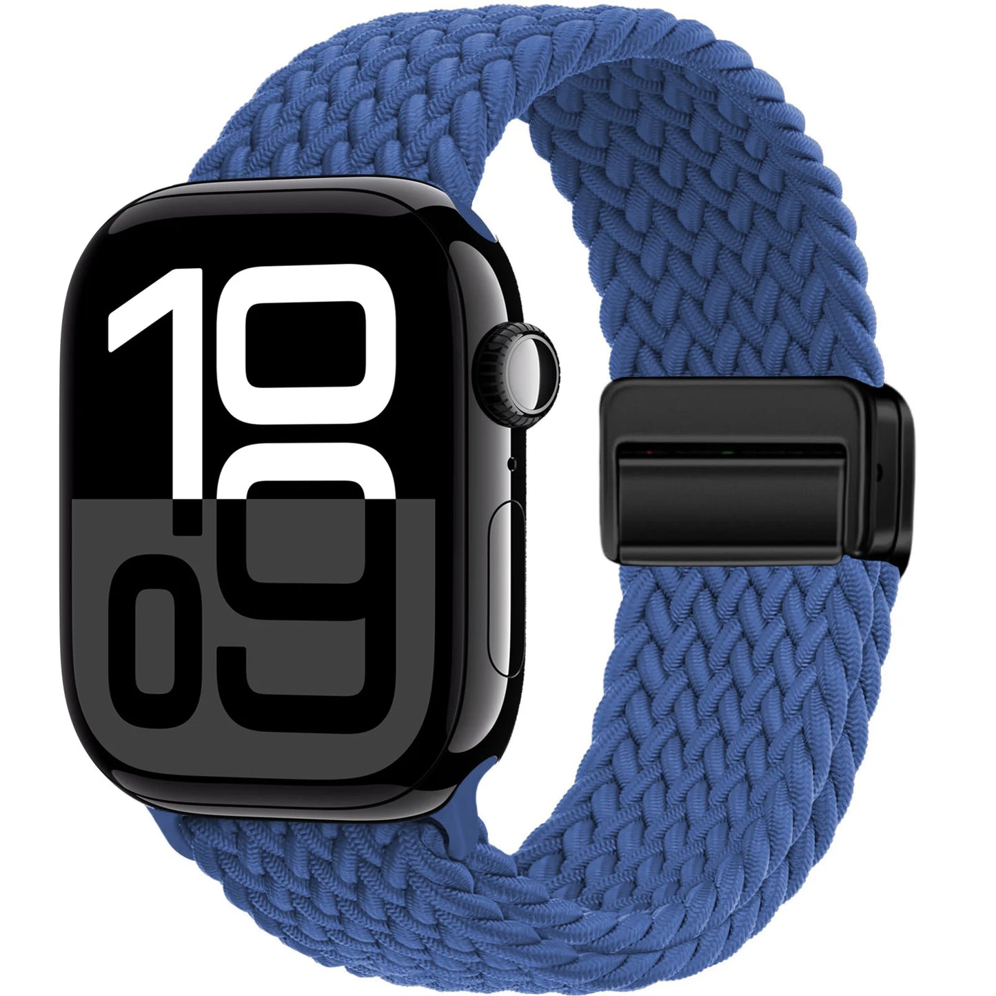 Braided Band For Apple Watch Strap 44mm 40mm 45mm 46mm 49mm 41mm 38 Magnetic Nylon Bracelet iWatch series se 7 6 8 9 10 Ultra 2