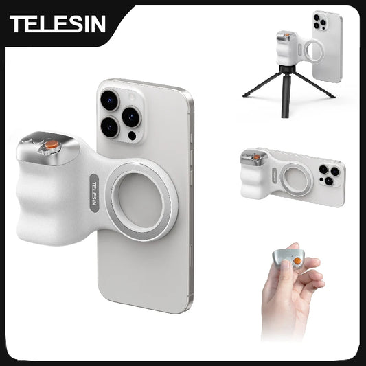 Magnetic Phone Camera Grip with Remote – Telesin | PhonelyHub