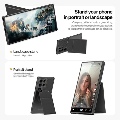 Samsung S24 Ultra 3-in-1 Magnetic Case – Wallet & Stand | PhonelyHub