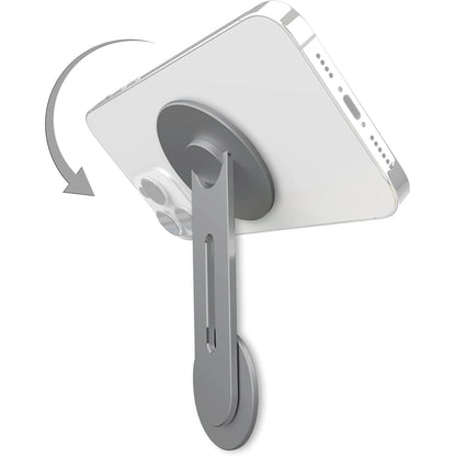 Continuity Flip iPhone Laptop Mount, Slim Magnetic Phone Holder Swivels 180° for Laptops and Monitors, Adjustable Magnetic Arm