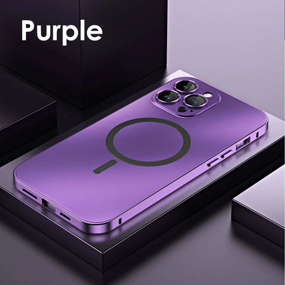 Color Metal Frame iPhone 13–16 Pro Max Case | PhonelyHub