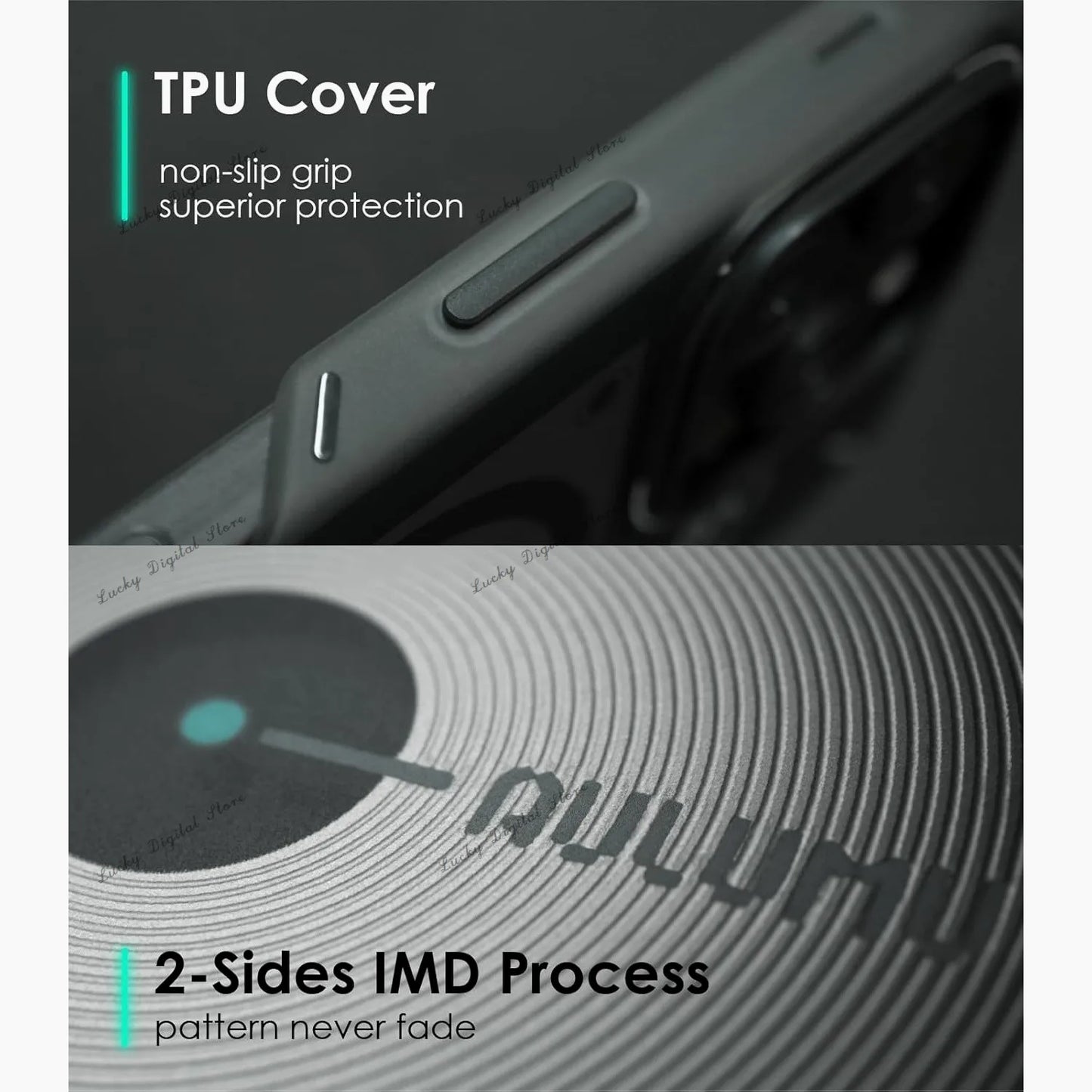 Semi-Translucent TPU MagSafe Case for iPhone 16 Pro | PhonelyHub