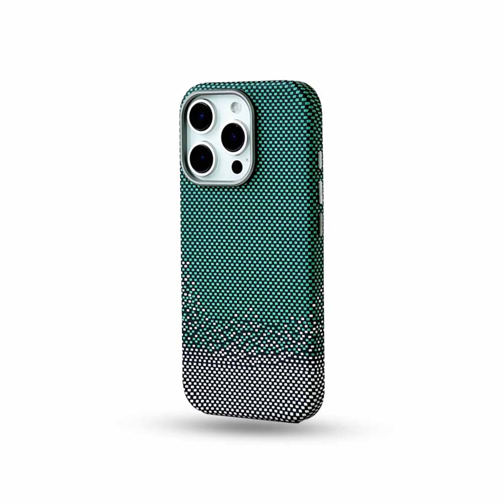 iPhone 16 Pro Max 3d-Pixel Carbon Case – 3D Tactile MagSafe Cover | PhonelyHub