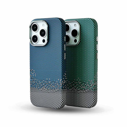 iPhone 16 Pro Max 3d-Pixel Carbon Case – 3D Tactile MagSafe Cover | PhonelyHub