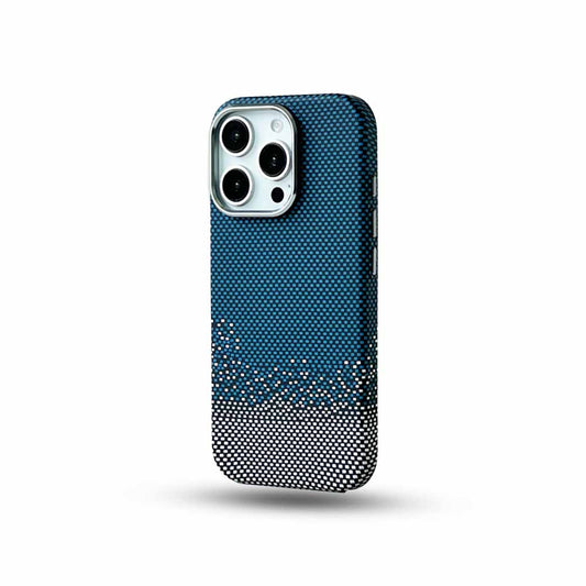 iPhone 16 Pro Max 3d-Pixel Carbon Case – 3D Tactile MagSafe Cover | PhonelyHub